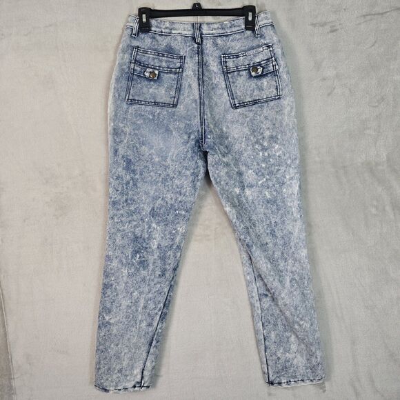 Vintage Roglins Denim Acid Wash Blue Jeans Womens Size 33S (30x29) - Picture 8 of 12